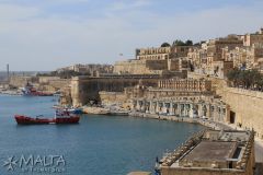 Blick auf Upper Barracca Gardens
